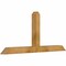 Ekena Millwork Portland Rough Sawn Timber Gable Bracket, Western Red Cedar, 60"W x 27"H x 4"D x 4"F, 11/12 Pitch GBW060X27X0404POR00RWR - alternate 3